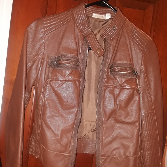 Jennifer Lopez Jackets & Blazers - 🚫SOLD🚫Brown leather jacket